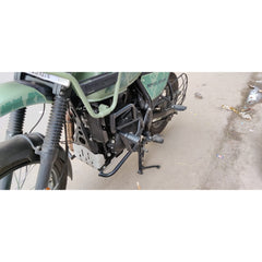 Cross Crash Guard with Delrin Sliders(Round) leg guard/Crash Guard for HIMALAYAN , BS4/BS6