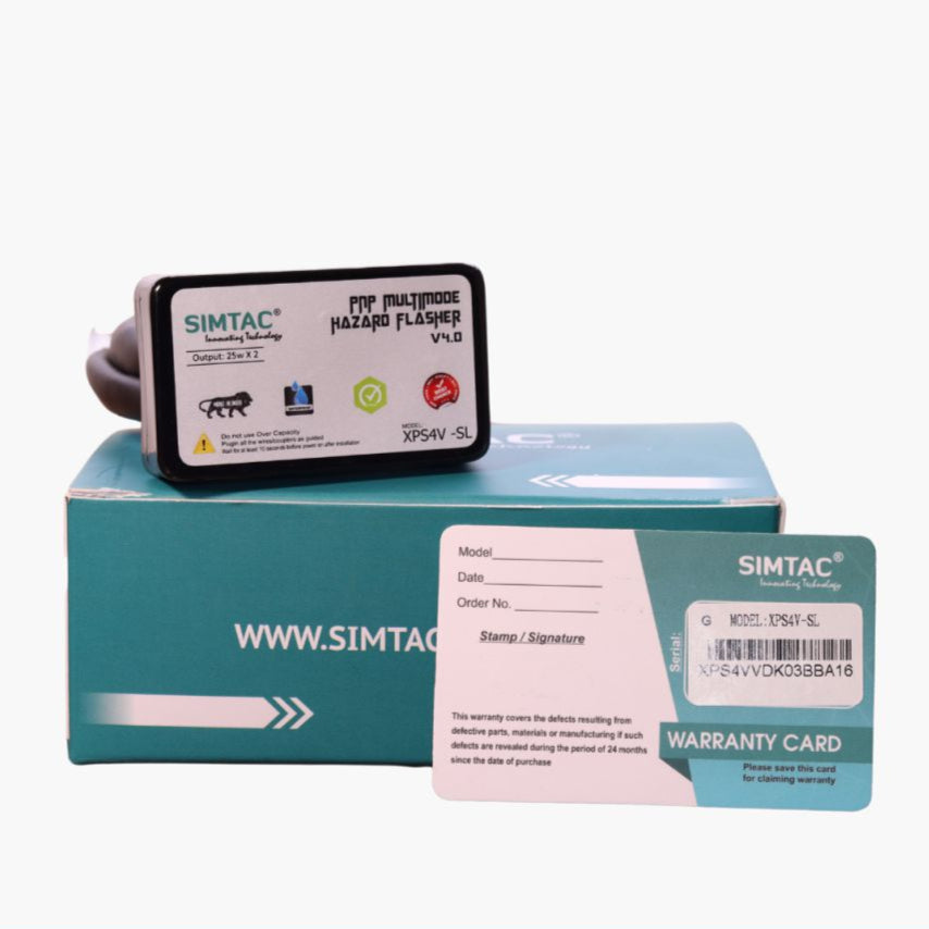 SWITCHLESS Hero XPulse 200 4V - Compatible Simtac PNP Hazard Flasher/Adapter/Module with Indicator Blinker - XPS-SL