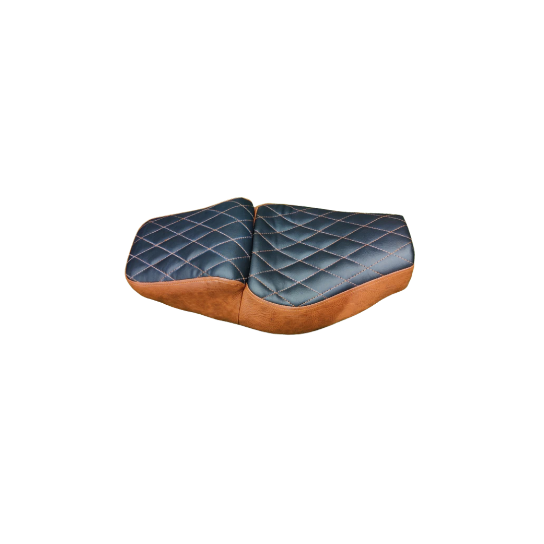 Dual Tone European Quilted Seats for Jawa 42,Jawa 42 2.1,Jawa Classic 300